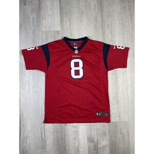 NIKE ON FIELD NFL FOOTBALL HOUSTON TEXANS 8 MATT SCHAUB JERSEY Youth XL (T)